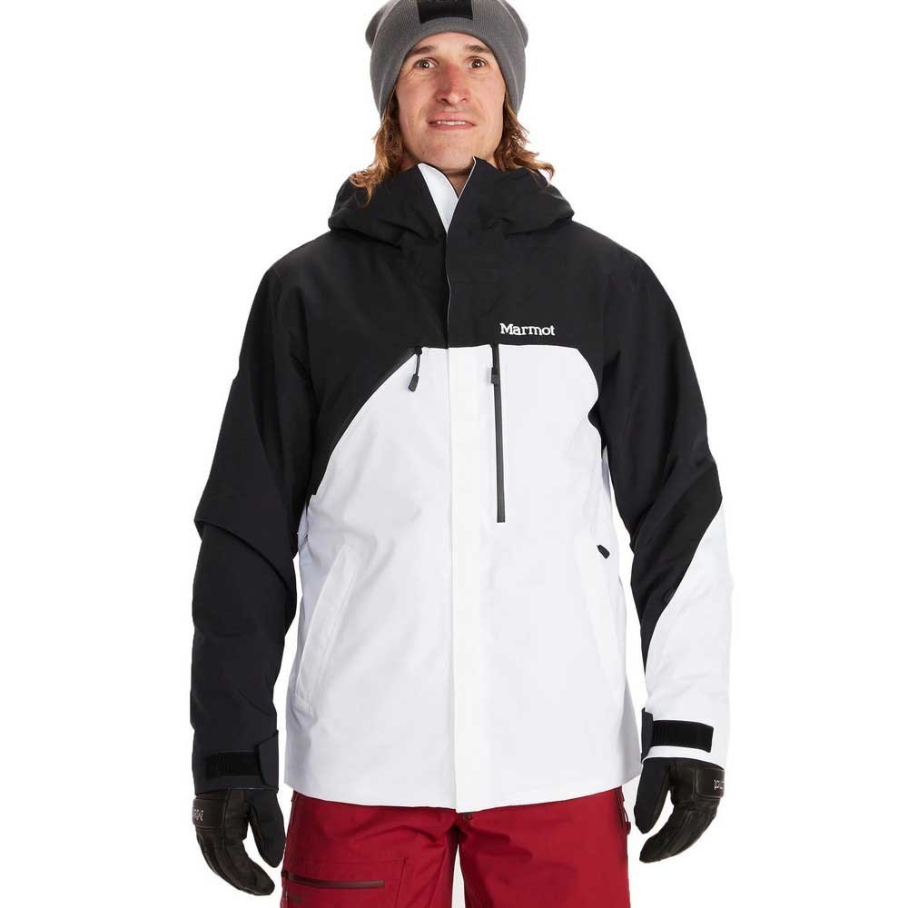 NWTs Marmot Torgon Insulated Ski Jacket. Black/White. Medium